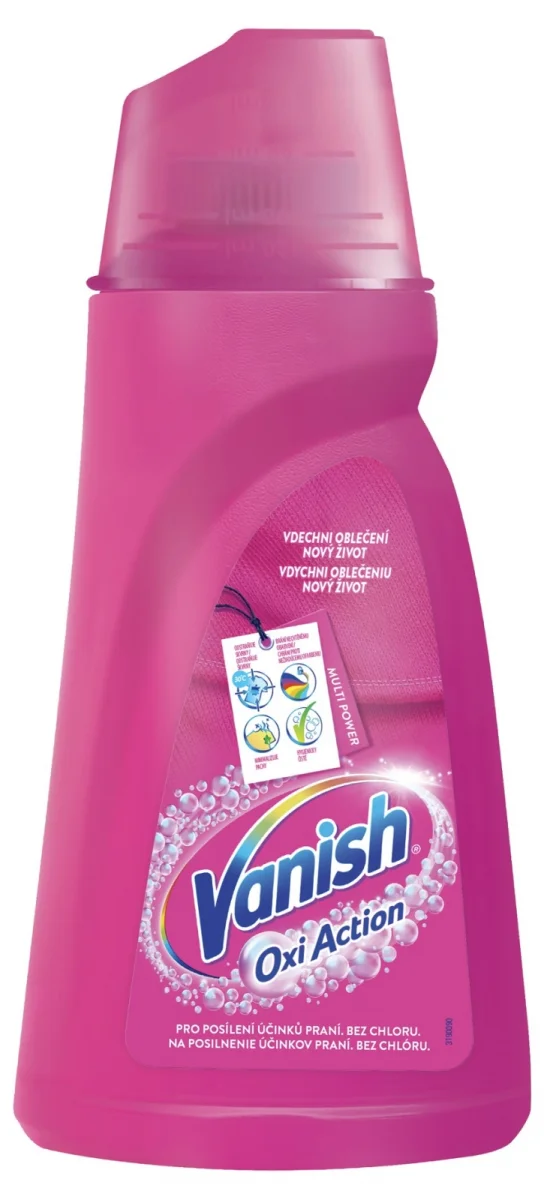 VANISH Oxi Action Gel na odstranění skvrn 1l růžový