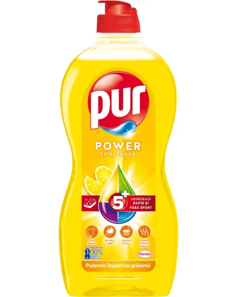 PUR Power Lemon na nádobí 450ml