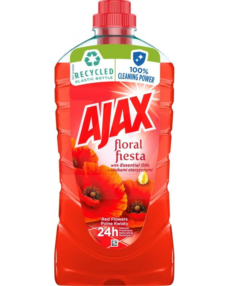 AJAX univerzální čistič RED FLOWERS červený 1l
