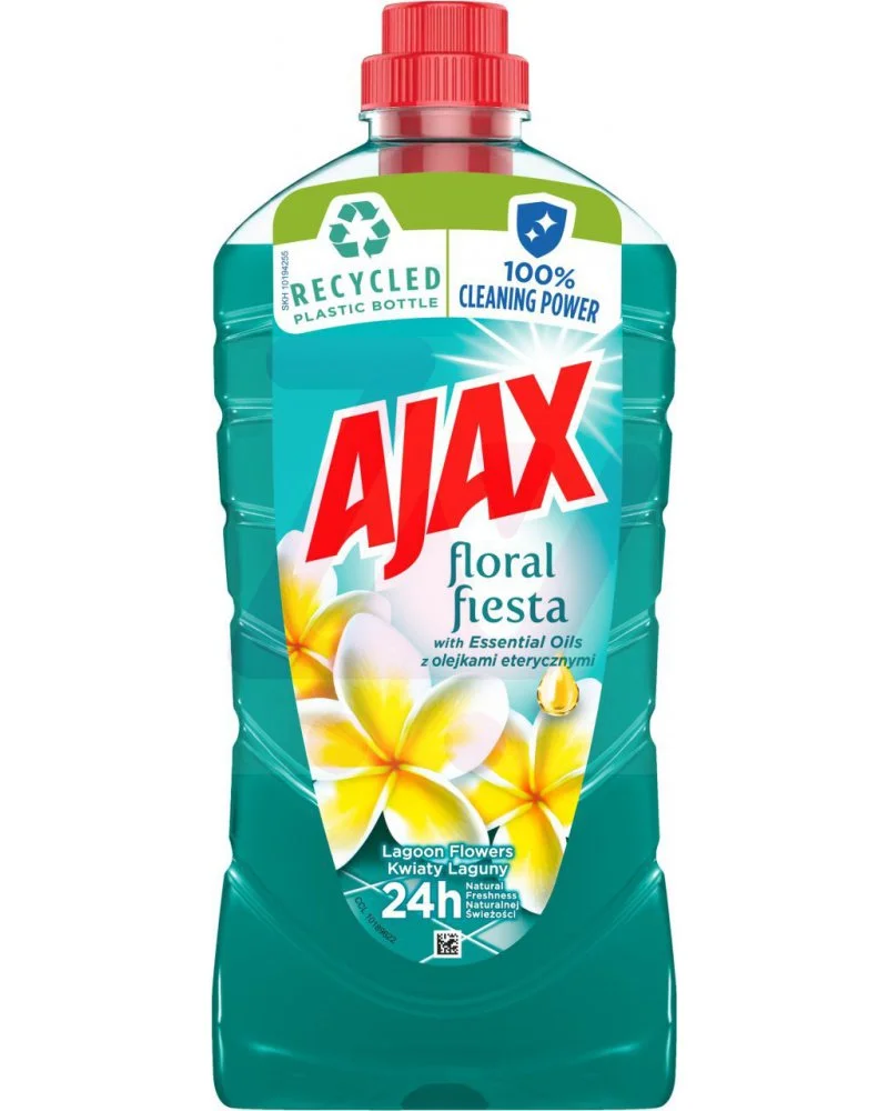 AJAX univerzální čistič LAGOON FLOWERS modrý 1l