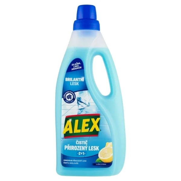 ALEX čistič PŘIROZENÝ LESK 2v1 na dlažbu, lino, mramor 750ml