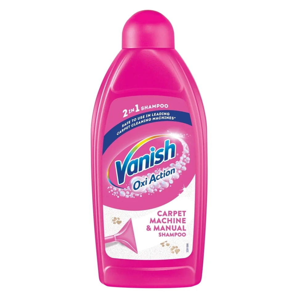VANISH Oxi Action Šampon na strojní a ruční čištění koberců 500ml