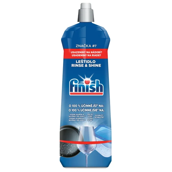 FINISH leštidlo Rinse&Shine Regular 800ml