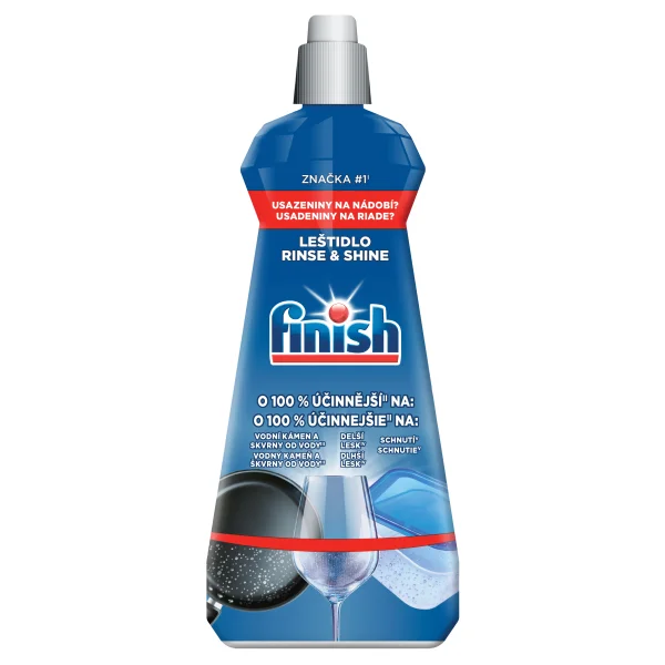FINISH leštidlo Rinse&Shine Regular 400ml