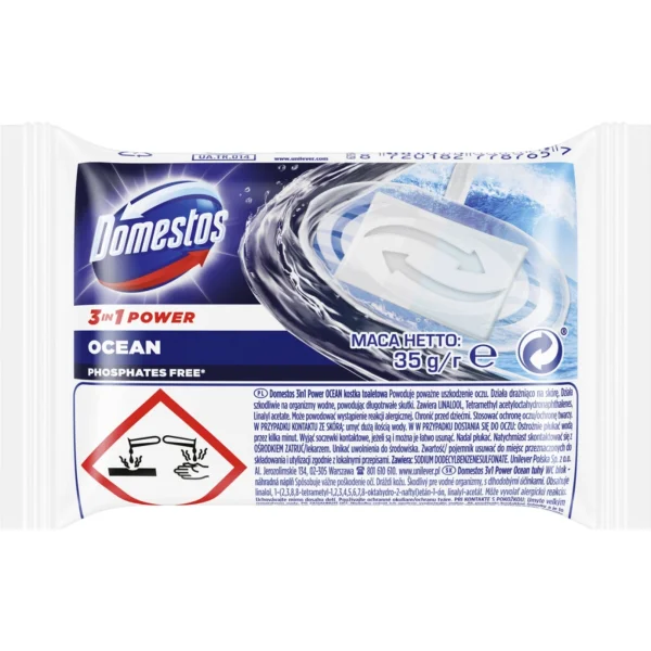 DOMESTOS WC blok 3v1 NN Atlantik 35g