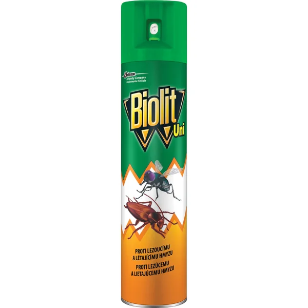 BIOLIT UNI sprej proti létajícímu a lezoucímu hmyzu 400ml