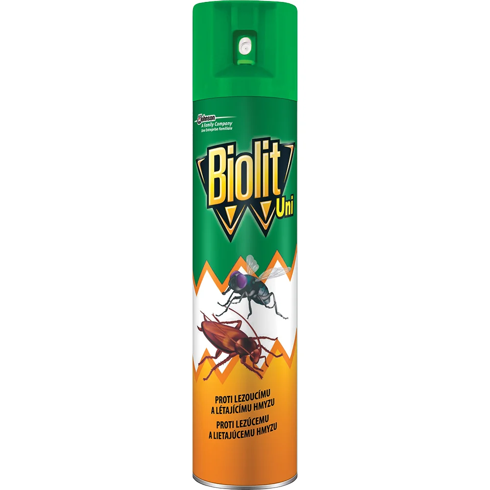 BIOLIT UNI sprej proti létajícímu a lezoucímu hmyzu 400ml