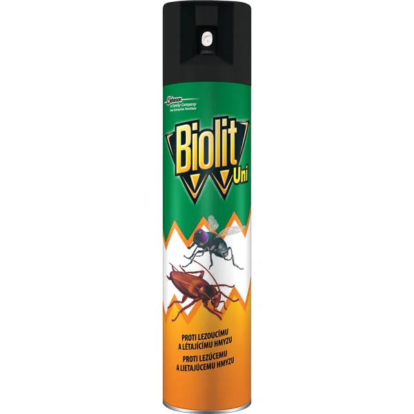 BIOLIT UNI sprej proti létajícímu a lezoucímu hmyzu 300ml