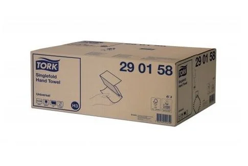 RUČNÍK ZZ TORK BÍLÝ 1vrst. 4500ks 290158