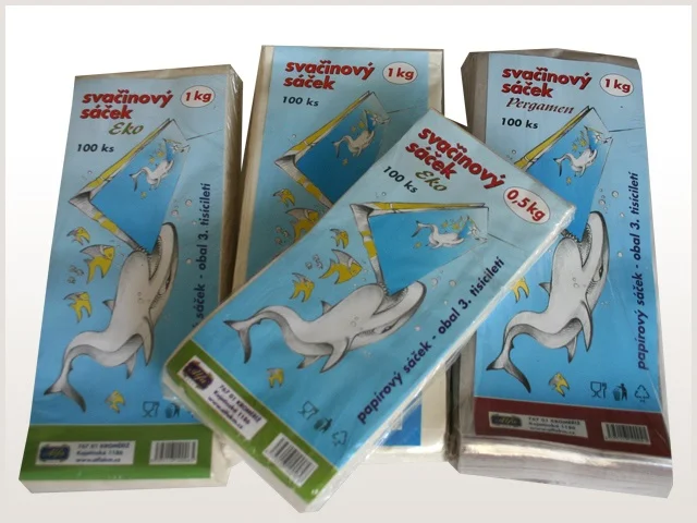 SÁČKY svačinové papírové 1kg 100ks/bal DIP