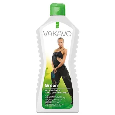 VAKAVO Green, profi tekutá mycí pasta na ruce 600g, X