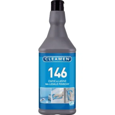 CLEAMEN 146 čistič a leštič na lesklé povrchy 1l