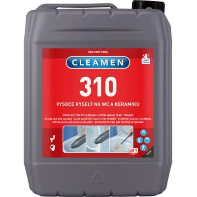 CLEAMEN 310 vysoce kyselý na WC a keramiku 5l