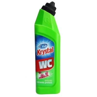KRYSTAL WC kyselý na keramiku s ochranou, zelený 750ml