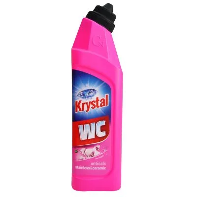 KRYSTAL WC kyselý na nerez a keramiku, růžový 750ml