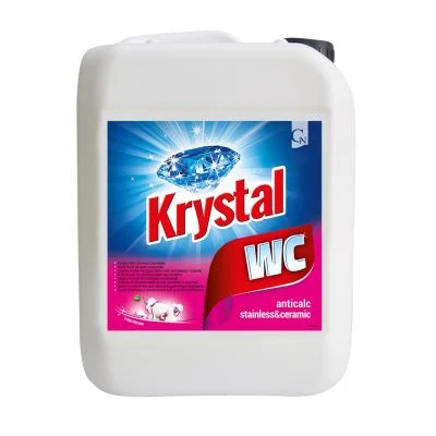 KRYSTAL WC kyselý na nerez a keramiku, růžový 5l