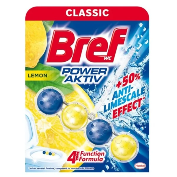 BREF WC Power Aktiv Juicy Lemon 50g