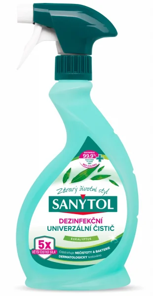 SANYTOL Dezinfekce UNIVERZÁLNÍ čistič vůně eukalyptu 500ml