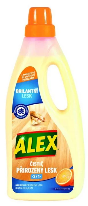 ALEX čistič PŘIROZENÝ LESK 2v1 na laminát 750ml