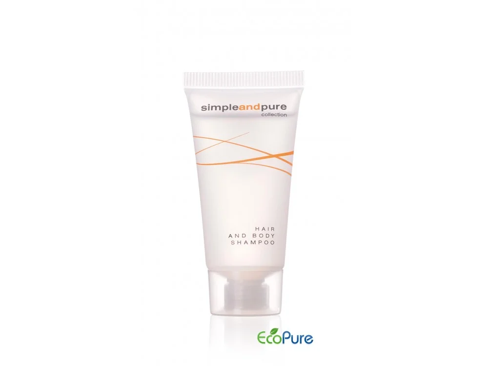 Simple and Pure ŠAMPON na vlasy a tělo v tubě  20ml