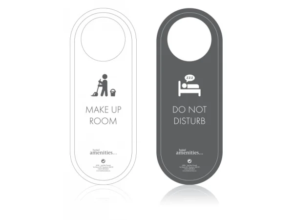Hotel Amenities VISAČKA na dveře "Nerušit/Uklidit"