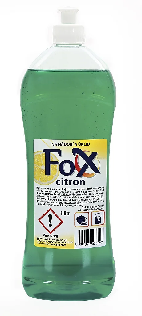 FOX citron na nádobí a úklid 1l