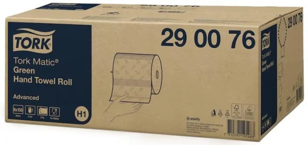 RUČNÍK TORK MATIC role zelená 6ks 290076