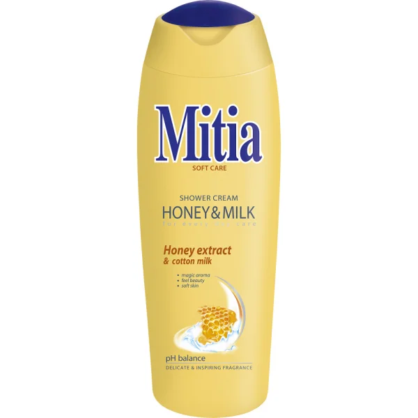 MITIA soft care sprch.krém Honey&Milk 400ml
