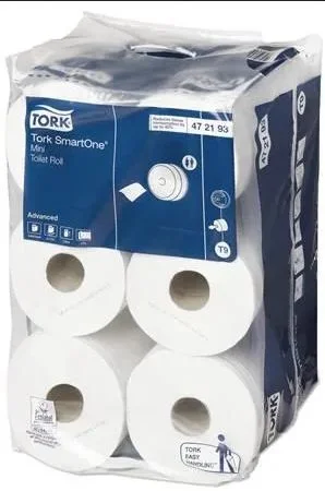 TOALETNÍ PAPÍR TORK SmartOne Mini se středovým odvíjením T9, 2vrst., 620 útržků, 12ks