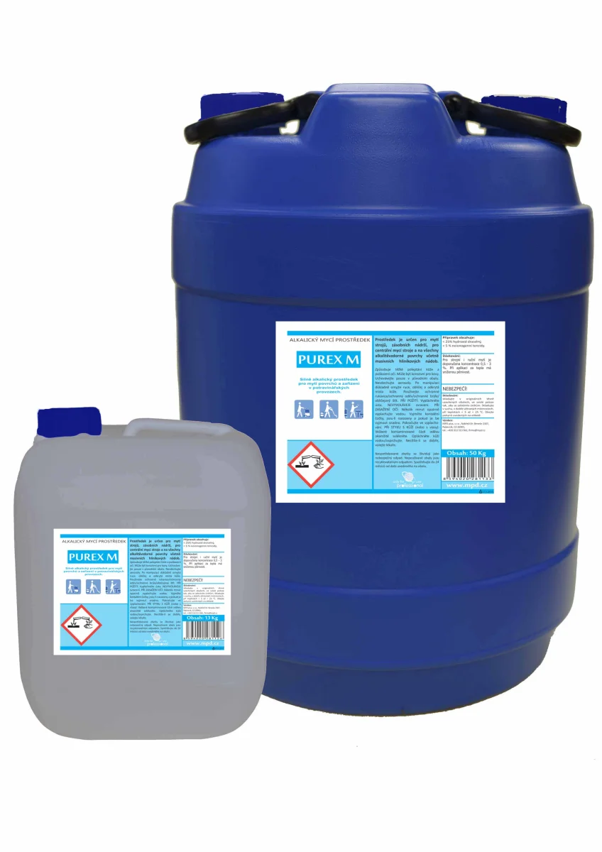 PUREX M, alkalický nízkopěnivý prostředek 13l