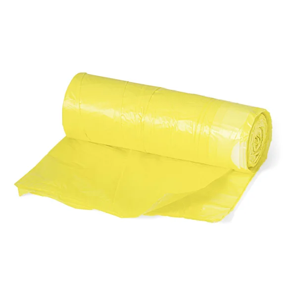 SÁČKY ZATAHOVACÍ do koše 50x60cm HDPE 10" ŽLUTÉ 15ks/role