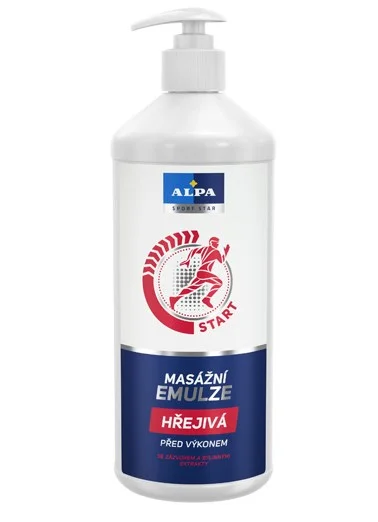 ALPA masážní emulze Hřejivá 1l