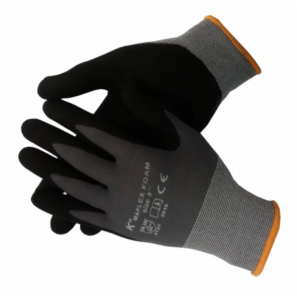 RUKAVICE pracovní ALVAROS/Maflex foam bavlna/latex vel.9