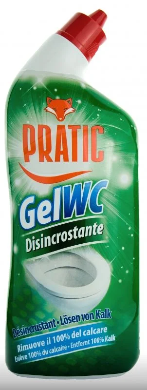PRATIC WC gel Disincrostante 750ml /PULIRAPID WC gel 750ml