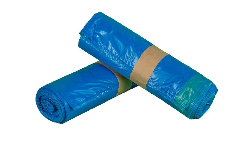 PYTEL NA ODPAD ZATAHOVACÍ 70x100cm LDPE 45" MODRÝ 120l 25ks/role