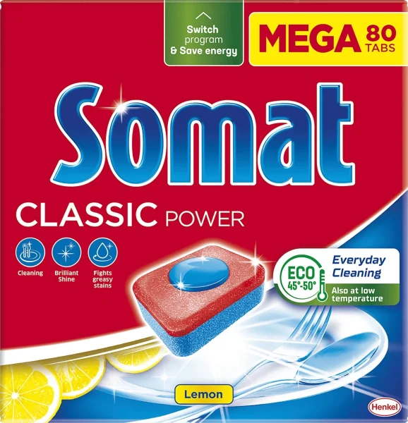 SOMAT Classic tablety do myčky Lemon 80ks