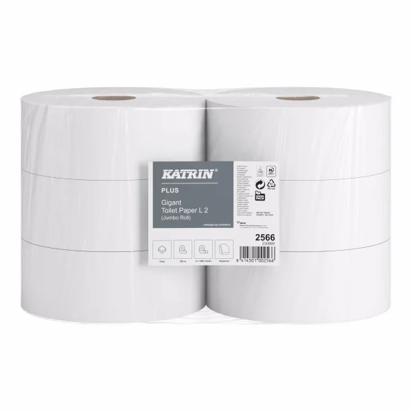 Toaletní papír JUMBO EXTRA 280mm 2vrst. 100% CELULOZA bal.6ks 712802/2566/16372