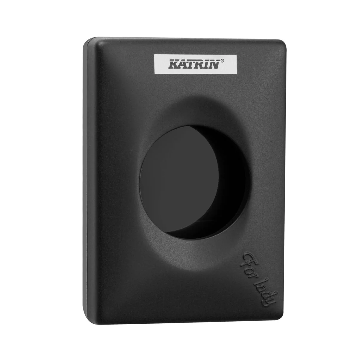 ZÁSOBNÍK KATRIN na hygienické sáčky, černý, plast, NEW 92247