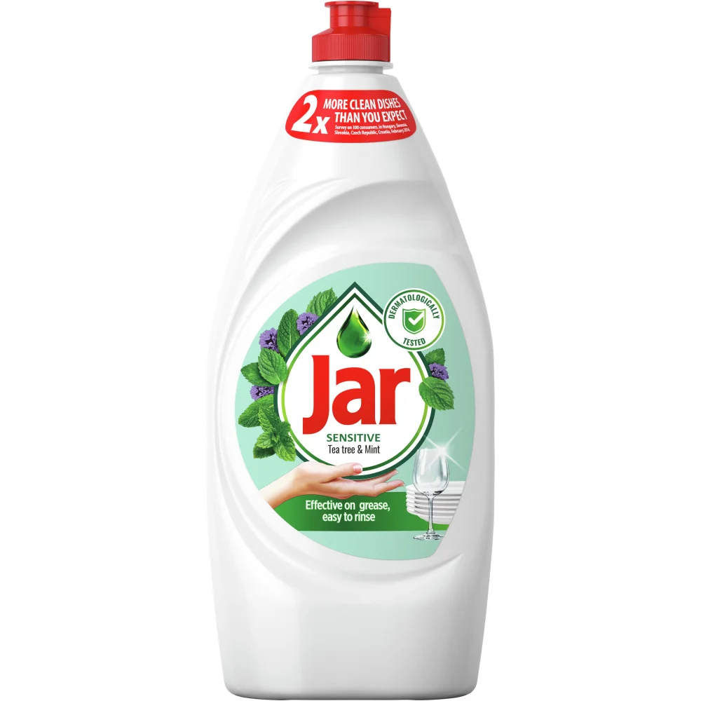JAR prostředek na nádobí Sensitive Tea Tree & Minte 900ml