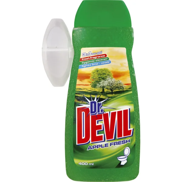 Dr.DEVIL WC gel s košíčkem Apple 400ml