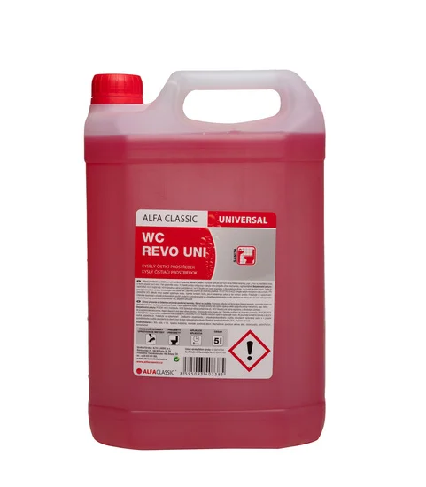S50 WC REVO UNI červené, čistící prostředek na toalety 5l