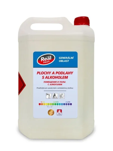 REAL Profi plochy a podlahy s alkoholem 5l
