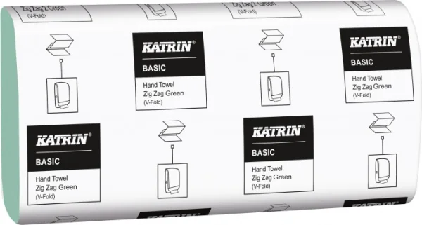 RUČNÍK ZZ KATRIN BASIC 1vrstvý zelený 5000ks/krt 36210