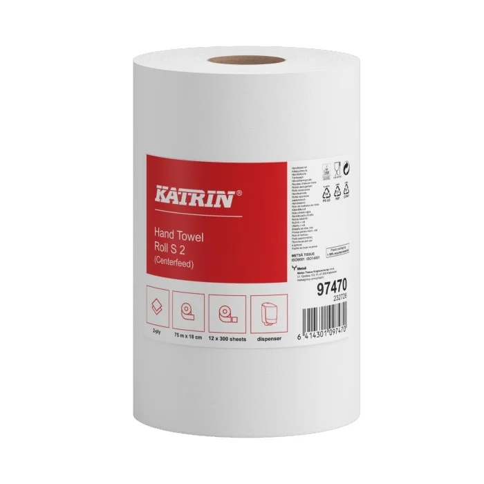RUČNÍK KATRIN v roli S2, 2vrst., celulóza 12ks 97470