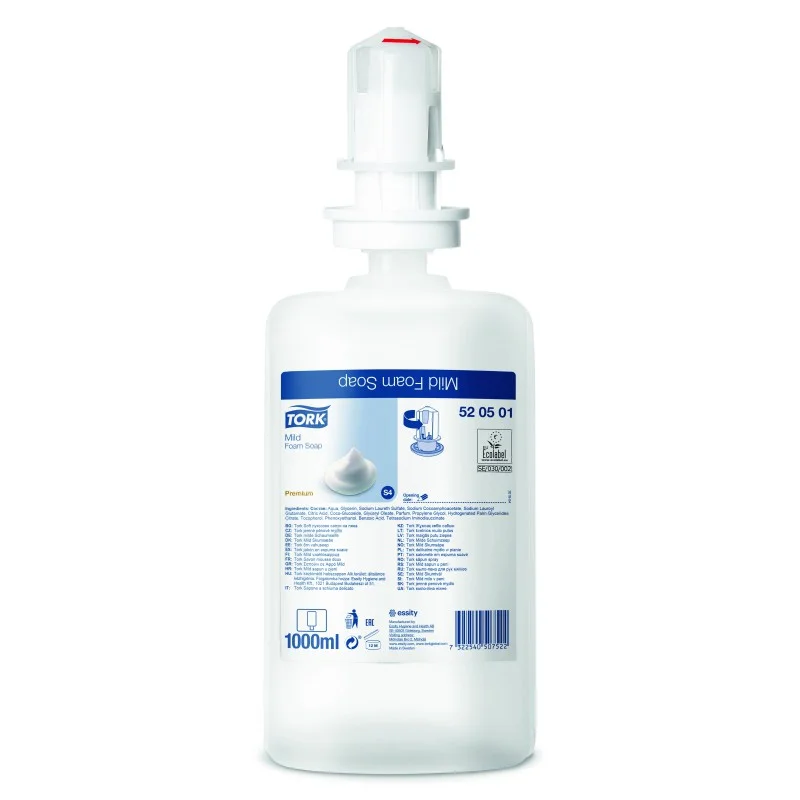 TORK pěnové mýdlo Premium Mild 1l S4 520501