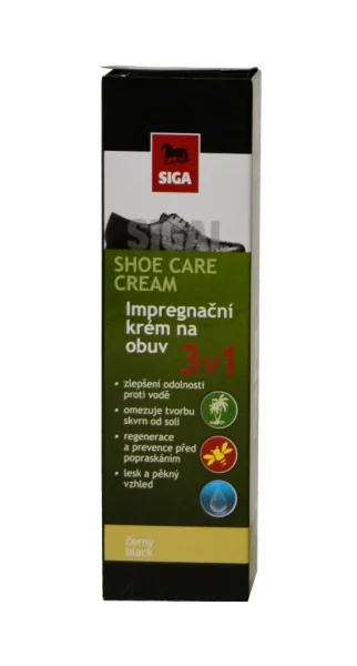 SIGAL impregnační krém na obuv, černý 50ml