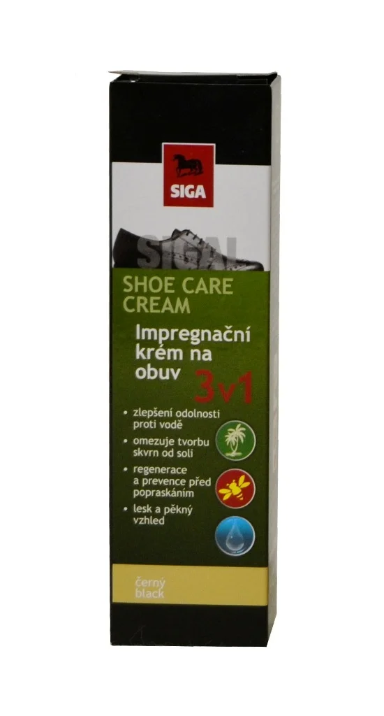 SIGAL impregnační krém na obuv, černý 50ml
