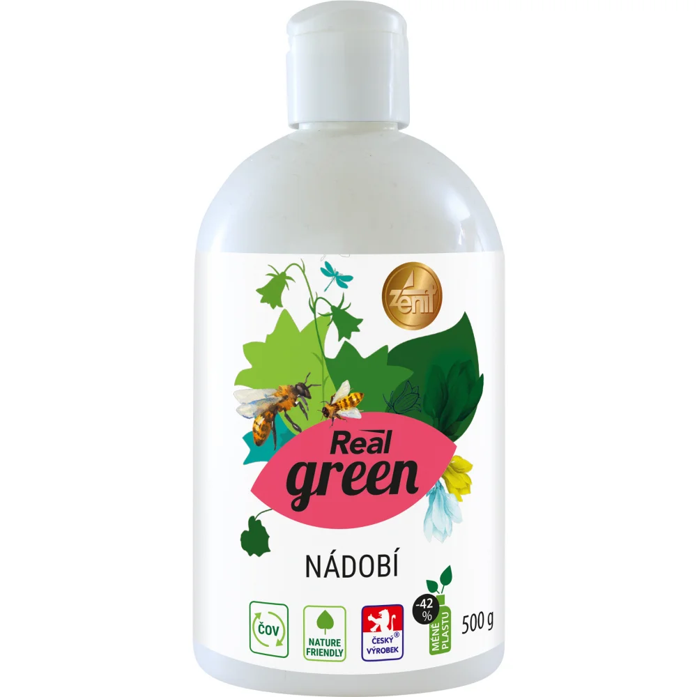 REAL green clean na nádobí 500ml