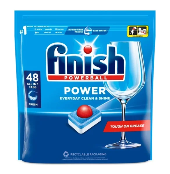***FINISH Power All in 1 Regular tablety do myčky 48ks***