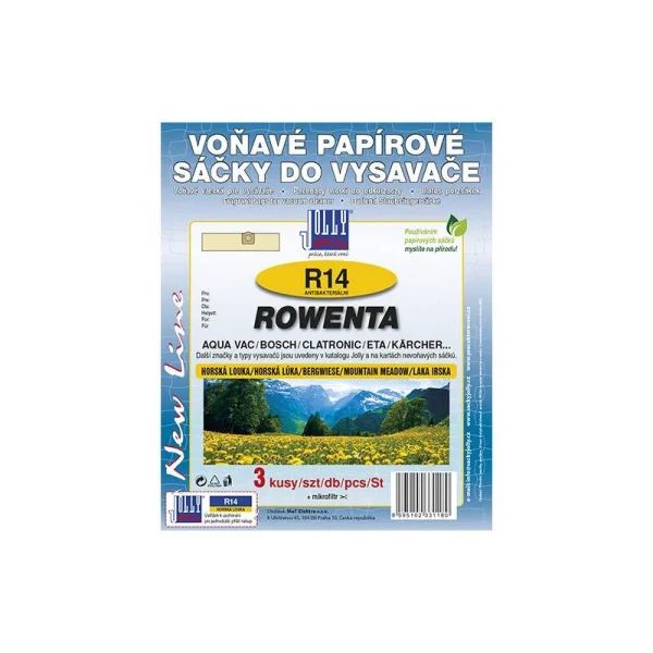 SÁČKY do vysavače papírové ROWENTA R14 3ks